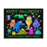 Happy Halloween Fron The Whole Creepy Bunch