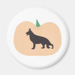 Happy Halloween German Shepherd Refrigerator Magnets