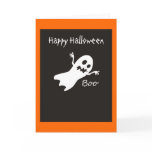 Happy Halloween Ghost Card