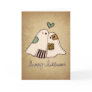 happy halloween ghosts card