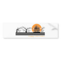 Happy Halloween (Haunted House) bumper stickers