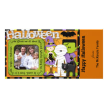Happy Halloween Personalized Photo Card