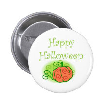 Happy Halloween Pinback Buttons