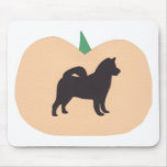 Happy Halloween Pumpkin Akita Mousepad