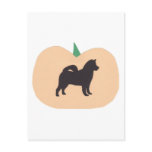 Happy Halloween Pumpkin Akita Postcards