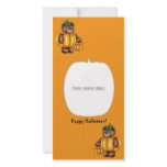 Happy Halloween Pumpkin Bear Photo Card photo cards