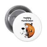 Happy Halloween Pumpkin Pinback Button