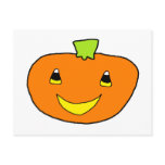 Happy Halloween Pumpkin Postcard