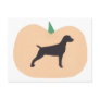 Happy Halloween Pumpkin Vizsla Post Cards