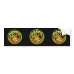 Happy Halloween pumpkin witch bumper sticker bumper stickers