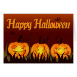 Happy Halloween - Pumpkins Greeting Card
