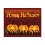 Happy Halloween - Pumpkins postcards