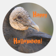 Happy Halloween Round Stickers
