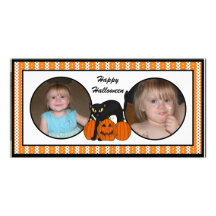 Happy Halloween Scardy Cat Photo Cards
