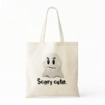 Happy Halloween scary cute kawaii vampire ghost Tote Bags