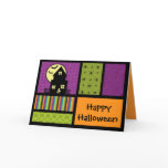Happy Halloween Scrapbook Style Greeting Card