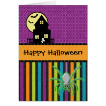Happy Halloween Scrapbook Style Greeting Cards