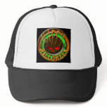 Happy Halloween Skull BLACK bg hats