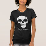 Happy Halloween Skull Ladies Tee