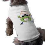 Happy Halloween three eyed monster pet clothing