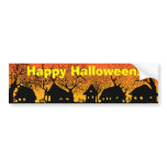 Happy Halloween! village_sunset bumper stickers