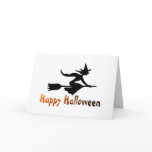 Happy Halloween Witch Greeting Cards