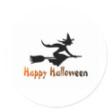Happy Halloween Witch stickers