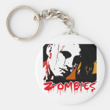 Happy Halloween, Zombies Key Chain
