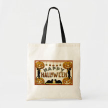 Happy Halowe'en Canvas Bag