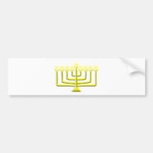 Happy Hanukkah Bumper Sticker