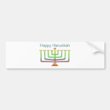 Happy Hanukkah Bumper Stickers