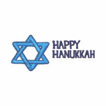 Happy Hanukkah Embroidered Shirts - Lite Apparel embroidered shirts
