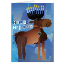 Happy Hanukkah Greeting Card