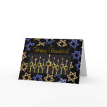 Happy Hanukkah! Greeting Card Invite Template