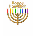Happy Hanukkah Menorah t-shirts