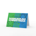Happy Hanukkah Merry Christmas Card