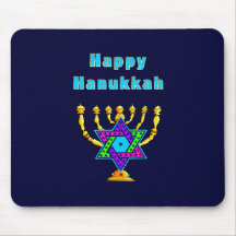 Happy Hanukkah Mouse Mat