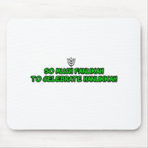 happy hanukkah mousepad