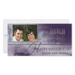 HAPPY HANUKKAH  Photo Greeting Card template photo cards