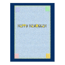 Happy Hanukkah Postcard