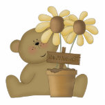 happy harvest teddy bear photo sculptures