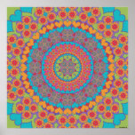 Happy Heart Mandala 1 Posters