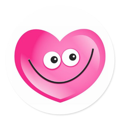 Happy Heart Stickers