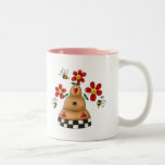 Happy Hearts N Flowers Bee Hive Mug