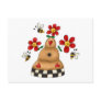 Happy Hearts N Flowers Bee Hive Post Card