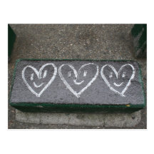 Happy hearts postcards
