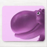 Happy Hippo Purple Mouse Mats