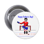 Happy Hockey Father's Day Pins