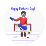 Happy Hockey Father's Day stickers