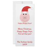 Happy Hoggy Days Christmas Cards and stationary. rack cards